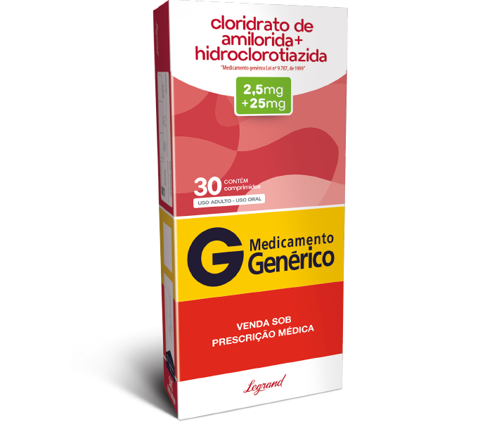 CLORIDRATO DE AMILORIDA + HIDROCLOROTIAZIDA
