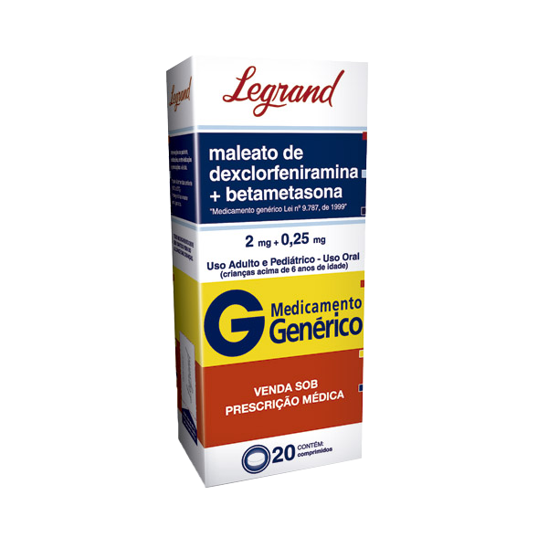 MALEATO DE DEXCLORFENIRAMINA + BETAMETASONA