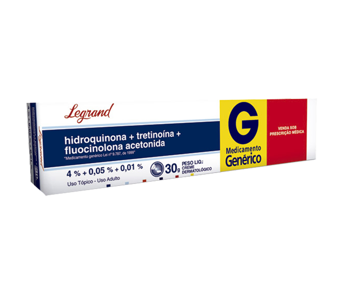 HIDROQUINONA + TRETINOINA + FLUOCINOLONA ACETONIDA