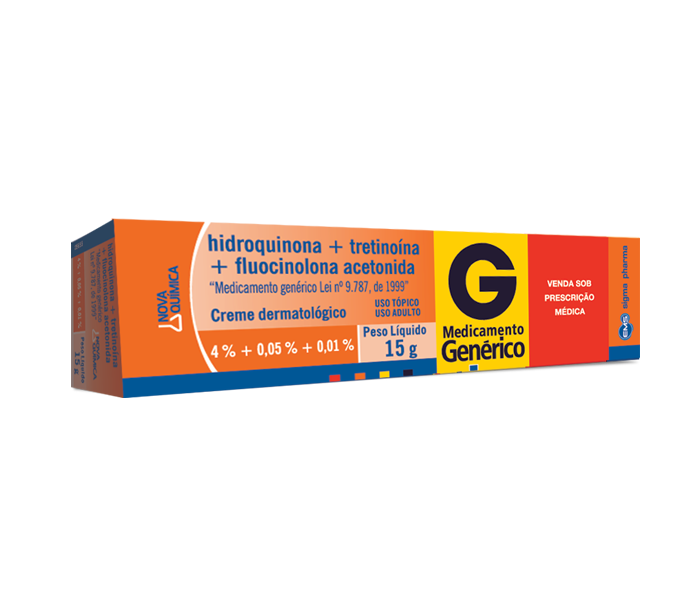 HIDROQUINONA + TRETINOINA + FLUOCINOLONA ACETONIDA