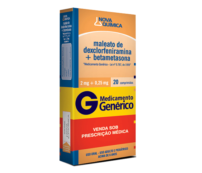 MALEATO DE DEXCLORFENIRAMINA + BETAMETASONA