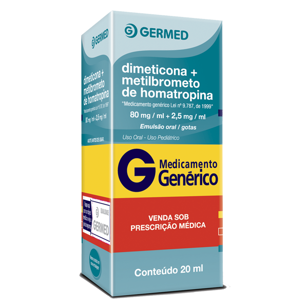 SIMETICONA + METILBROMETO DE HOMATROPINA
