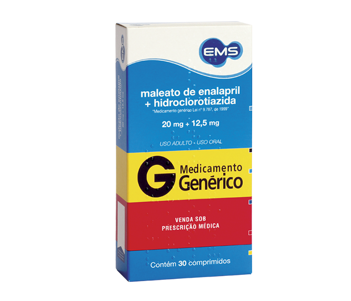 MALEATO DE ENALAPRIL + HIDROCLOROTIAZIDA