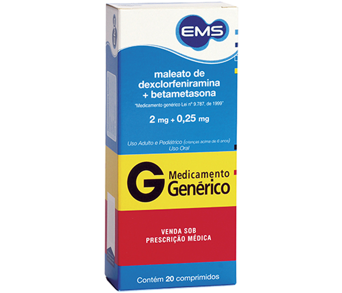 MALEATO DE DEXCLORFENIRAMINA + BETAMETASONA