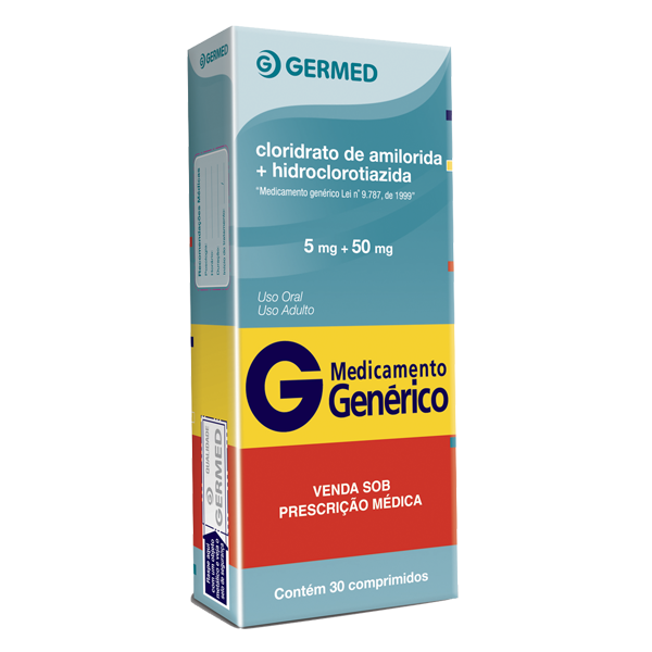 CLORIDRATO DE AMILORIDA + HIDROCLOROTIAZIDA