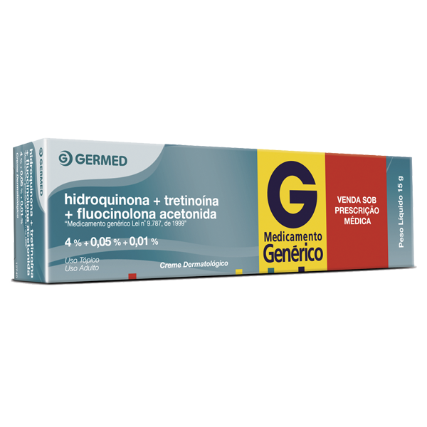 HIDROQUINONA + TRETINOINA + FLUOCINOLONA  ACETONIDA