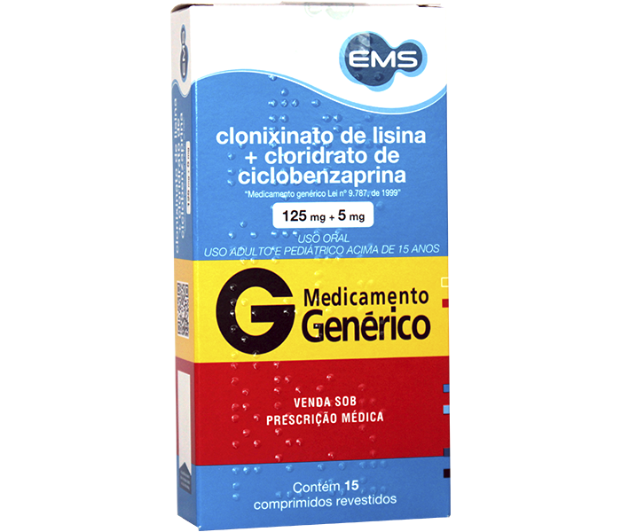 CLONIXINATO DE LISINA + CLORIDRATO DE CICLOBENZAPRIN