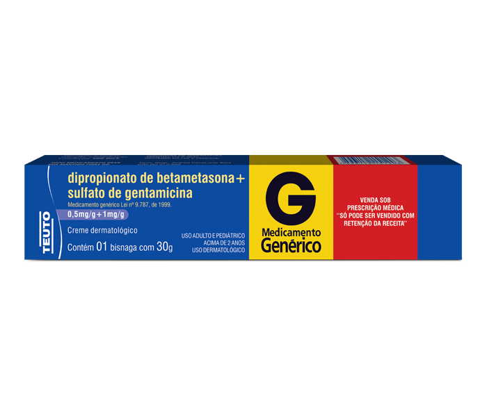 DIPROPIONATO DE BETAMETASONA + SULFATO DE GENTAMICINA