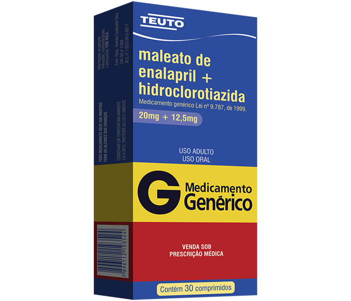 MALEATO DE ENALAPRIL + HIDROCLOROTIAZIDA