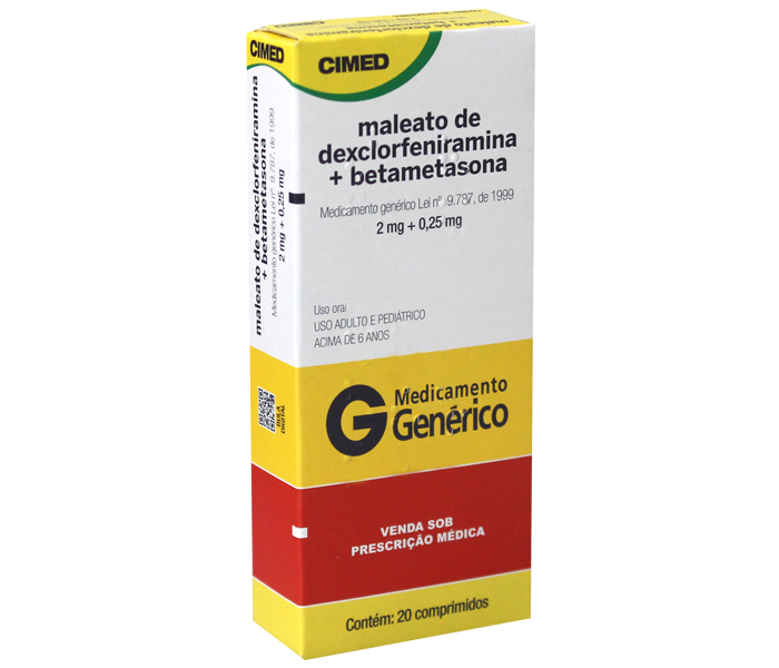 MALEATO DE DEXCLORFENIRAMINA + BETAMETASONA