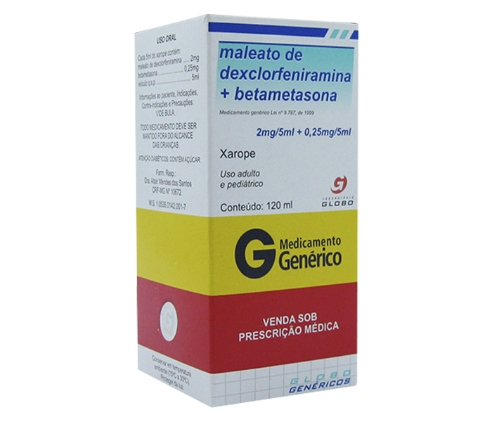 MALEATO DE DEXCLORFENIRAMINA + BETAMETASONA