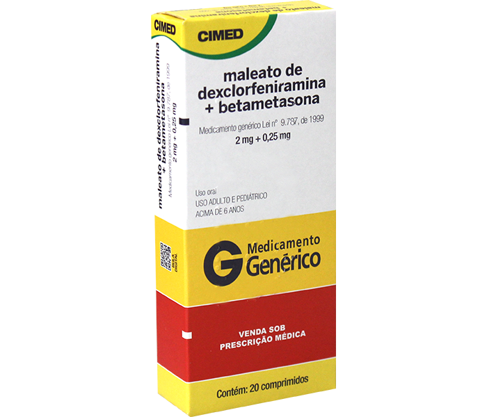 MALEATO DE DEXCLORFENIRAMINA + BETAMETASONA