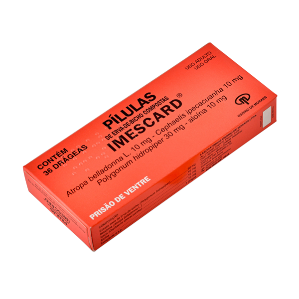 PÍLULAS DE ERVA DE BICHO COMPOSTAS IMESCARD