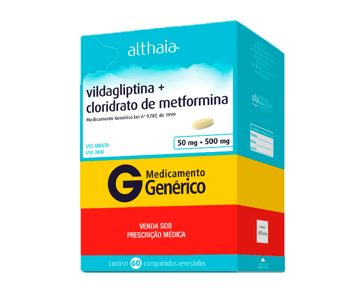 VILDAGLIPTINA + CLORIDRATO DE METFORMINA