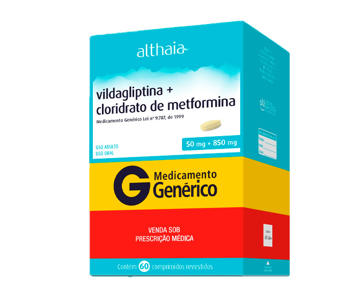 VILDAGLIPTINA + CLORIDRATO DE METFORMINA
