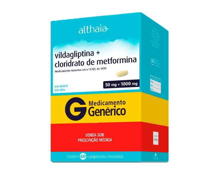 VILDAGLIPTINA + CLORIDRATO DE METFORMINA