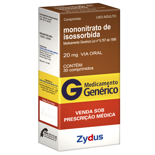 MONONITRATO DE ISOSSORBIDA