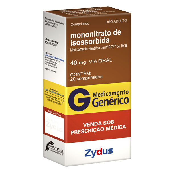 MONONITRATO DE ISOSSORBIDA