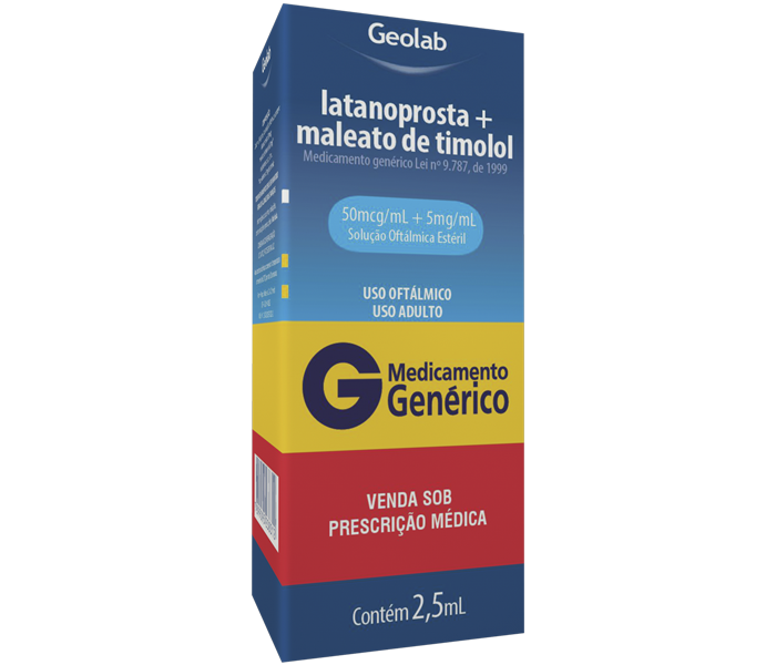 LATANOPROSTA + MALEATO DE TIMOLOL